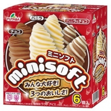 Futaba MINI Soft Chocolate & Vanilla Ice Cream 6pc